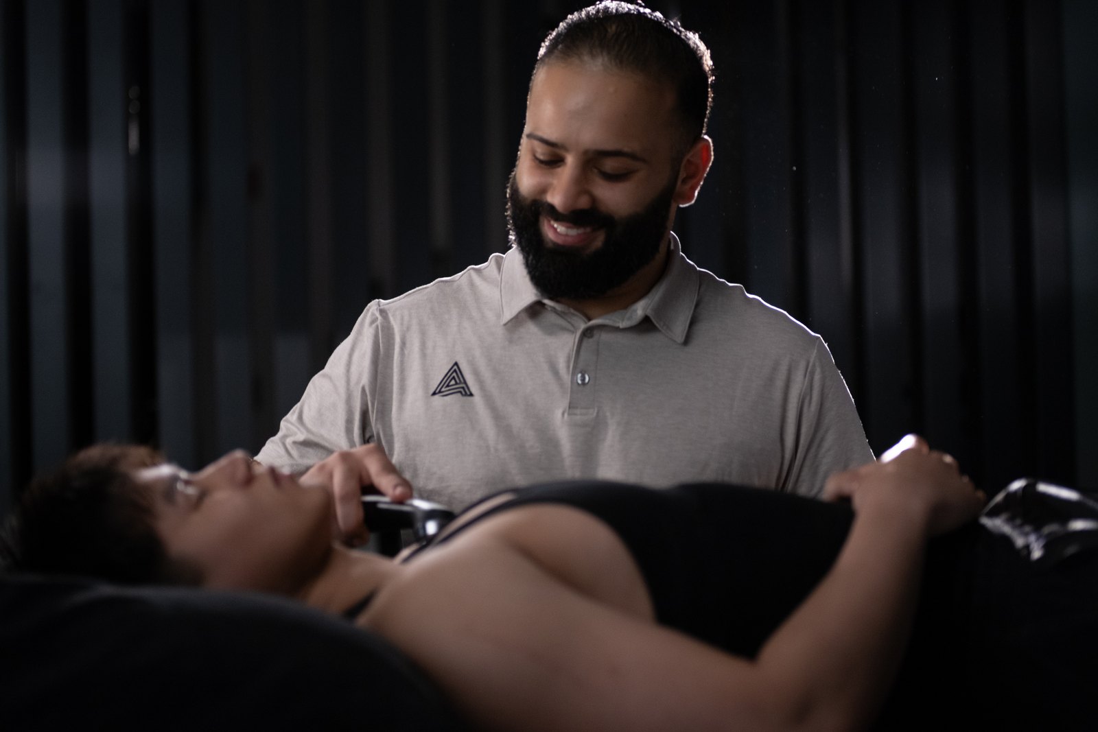 Therapeutic ultrasound at Adjusted Health + Performance in Tinley Park, IL